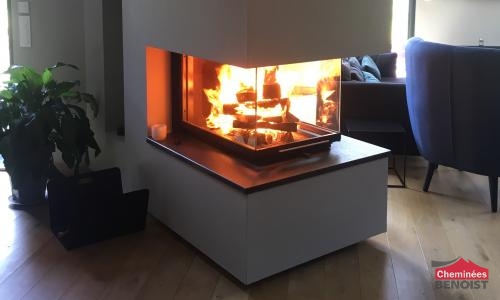 Installation d'une cheminée en épi Totem Techika à Villers sur mer