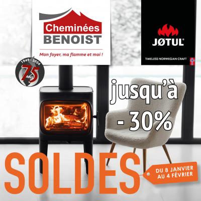 Promotions du 8 Janvier au 4 Février 2025 chez Cheminées Benoist