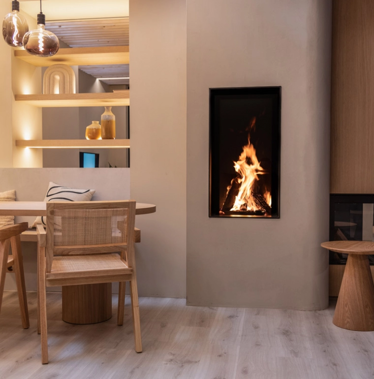 Cheminées bois Luna Diamond de M Design : élégance et performance pour sublimer votre intérieur