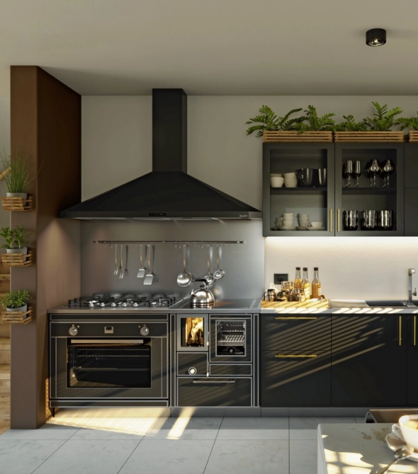 Cuisinière à Bois Rizzoli Série R : pour plus de personnalisation