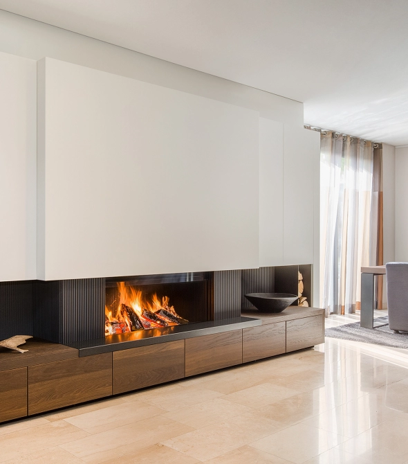 Cheminées bois Luna Diamond de M Design : élégance et performance pour sublimer votre intérieur