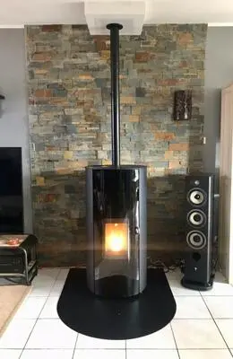 Réalisation d'un poêle à granulé Jotul PF921 à Croisilles