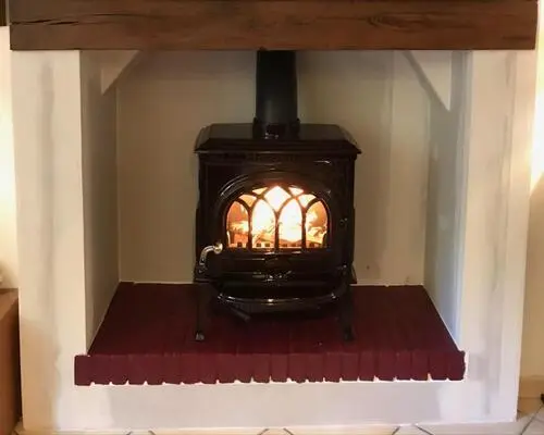 Pose d'un poêle à bois-bûche Jotul F3 à Villers Bocage