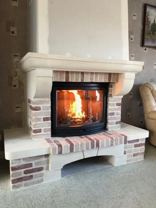 Réalisation d'une cheminée Jotul proche de Caen