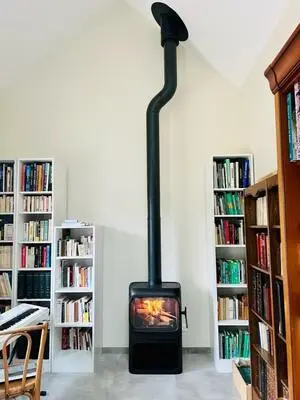 Installation d'un poêle à bois Jotul à Verson